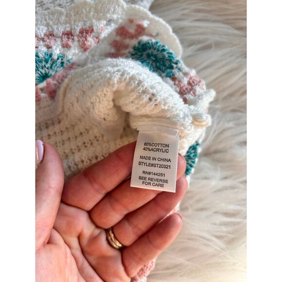 Sincerely Jules women's crochet bell‎ sleeve flare sweater size xl - Picture 10 of 10